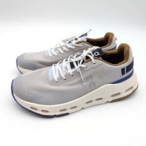 On Cloudnova Form 2 Running Sneaker Shoes Women's Silver Heather Size US8.5 EU40